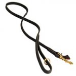 Handcrafted Leather Collie Leash for Walking and Tracking