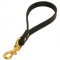 Short Leather Collie Leash with or without Support Material