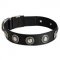 Collie Nylon Dog Collar with Circles Decoration