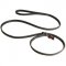 Leather Collie Choke Collar and Leash Combo for Profssional Training and Walking