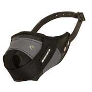 Protection Training Collie Muzzle Made of Nylon and Leather