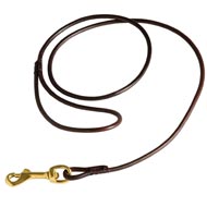 Fully Beneficial Show Leather Collie Leash - Comfort for You and Your Dog